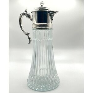 Vintage F.B. Rogers Silver Company ITALY Silverplated Water  Iced Tea Pitcher